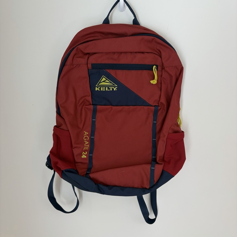 Kelty Agate 24L Daypack Backpack Red Navy Backpack School Work Camping Hiking